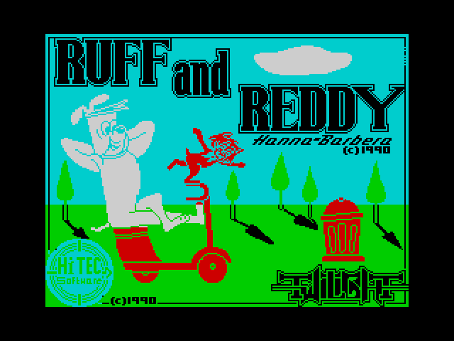 Ruff and Reddy in the Space Adventure — ZX SPECTRUM GAME ИГРА