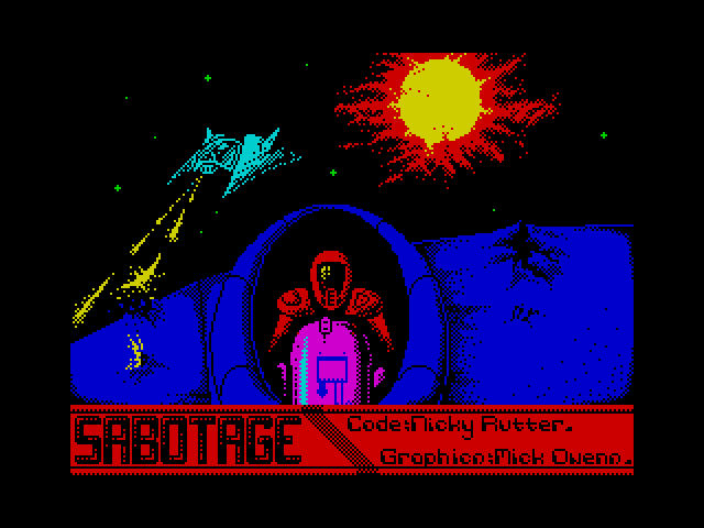 Sabotage — ZX SPECTRUM GAME ИГРА