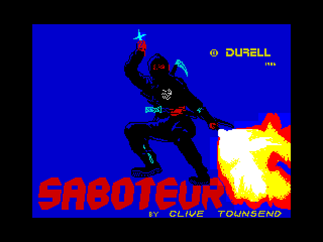 Saboteur! — ZX SPECTRUM GAME ИГРА
