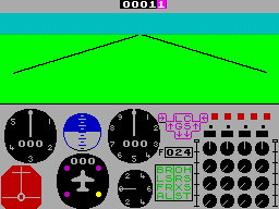 747 Flight Simulator — ZX SPECTRUM GAME ИГРА