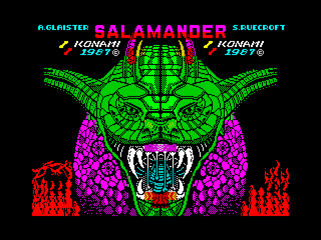 Salamander — ZX SPECTRUM GAME ИГРА