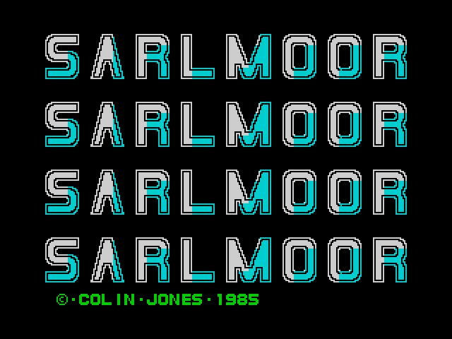 Sarlmoor — ZX SPECTRUM GAME ИГРА