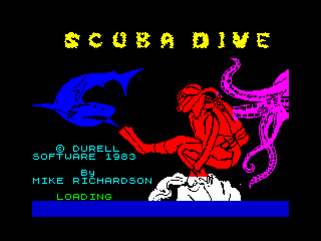 Scuba Dive — ZX SPECTRUM GAME