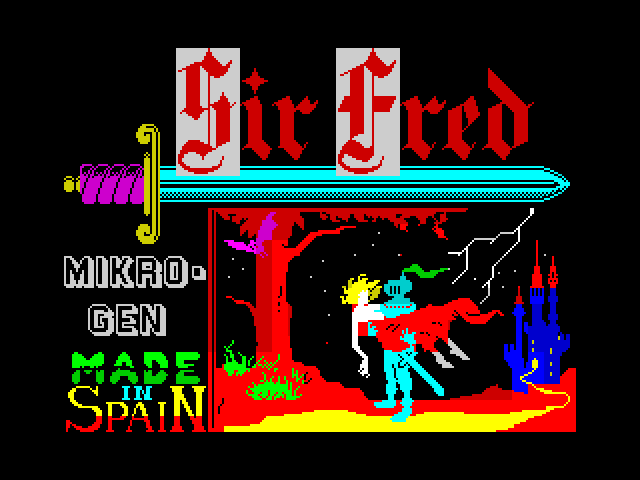 Sir Fred — ZX SPECTRUM GAME ИГРА