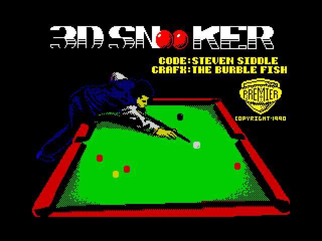 3D Snooker — ZX SPECTRUM GAME ИГРА