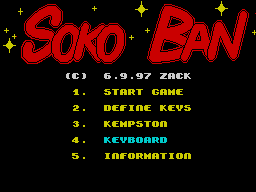 Sokoban — ZX SPECTRUM GAME ИГРА
