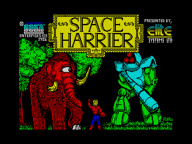 Space Harrier — ZX SPECTRUM GAME ИГРА