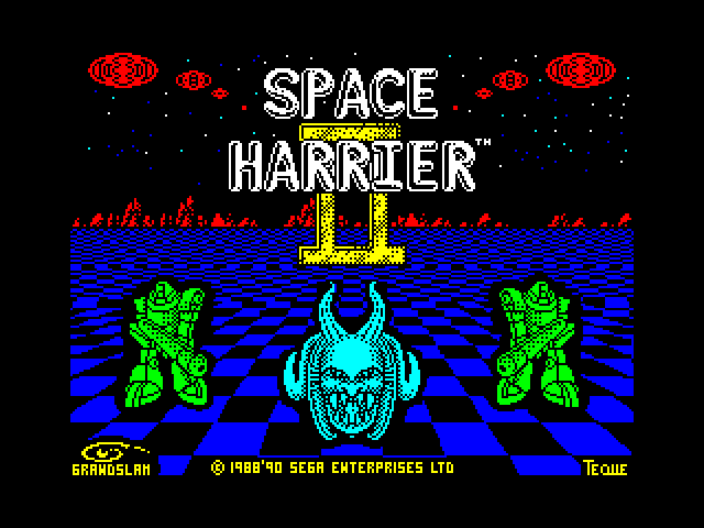 Space Harrier II — ZX SPECTRUM GAME ИГРА