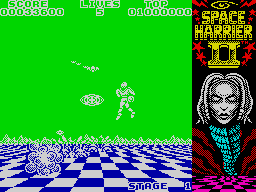 Space Harrier II — ZX SPECTRUM GAME ИГРА
