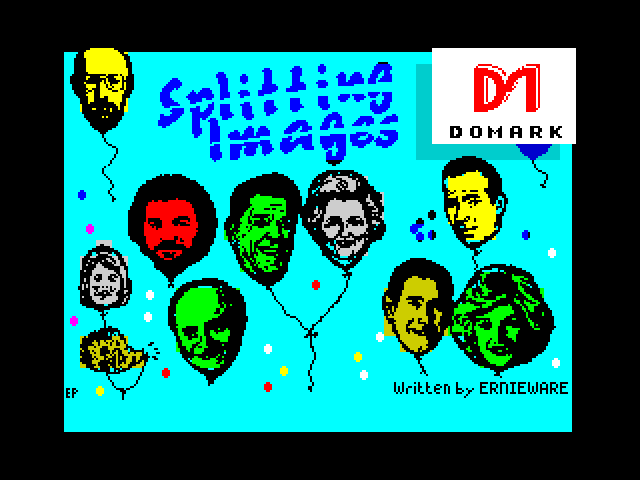 Splitting Images — ZX SPECTRUM GAME ИГРА
