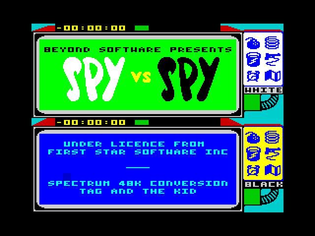 Spy vs Spy — ZX SPECTRUM GAME ИГРА