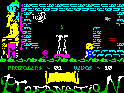 Abu Simbel Profanation — ZX SPECTRUM GAME ИГРА