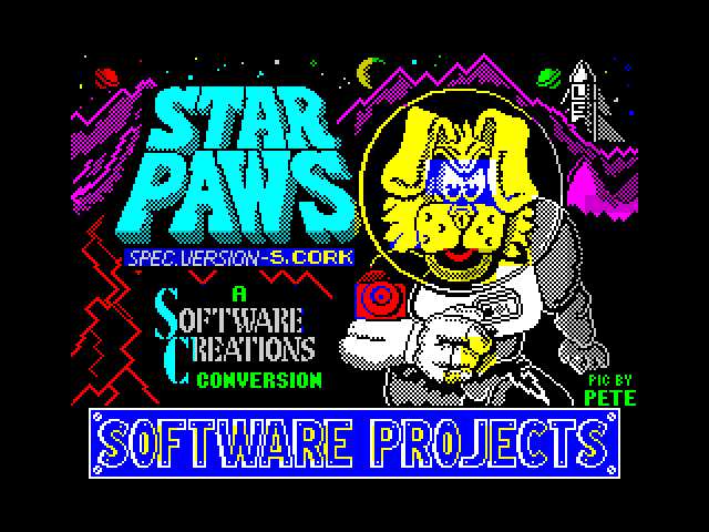 Star Paws — ZX SPECTRUM GAME ИГРА