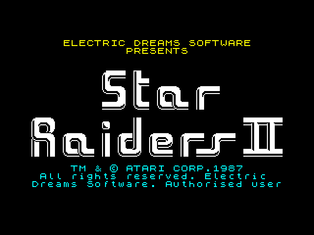 Star Raiders II — ZX SPECTRUM GAME ИГРА