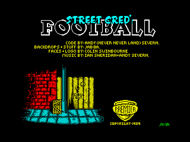 Street Cred' Football — ZX SPECTRUM GAME