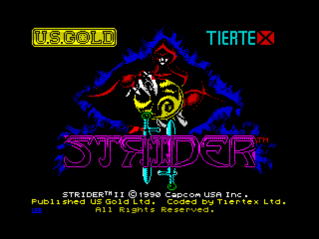 Strider II — ZX SPECTRUM GAME ИГРА