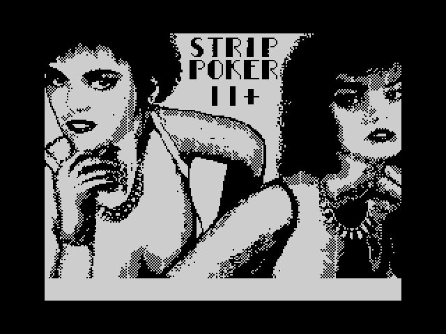Strip Poker II Plus — ZX SPECTRUM GAME