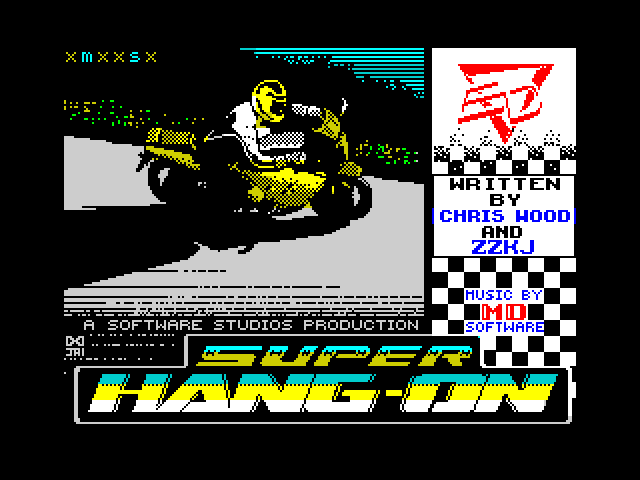 Super Hang-On — ZX SPECTRUM GAME ИГРА
