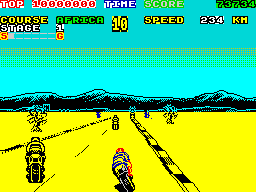 Super Hang-On — ZX SPECTRUM GAME ИГРА