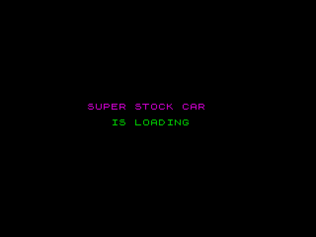 Super Stock Car — ZX SPECTRUM GAME ИГРА