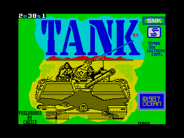 Tank — ZX SPECTRUM GAME