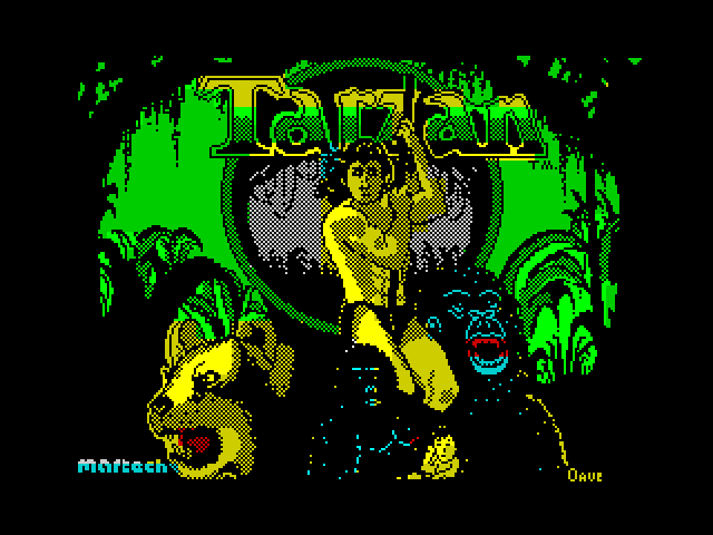 Tarzan — ZX SPECTRUM GAME ИГРА