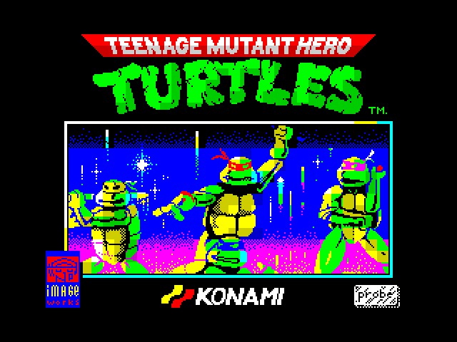 Teenage Mutant Hero Turtles — ZX SPECTRUM GAME ИГРА