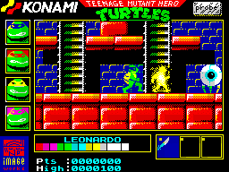 Teenage Mutant Hero Turtles — ZX SPECTRUM GAME ИГРА