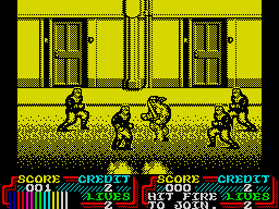 Teenage Mutant Hero Turtles - The Coin-Op — ZX SPECTRUM GAME ИГРА