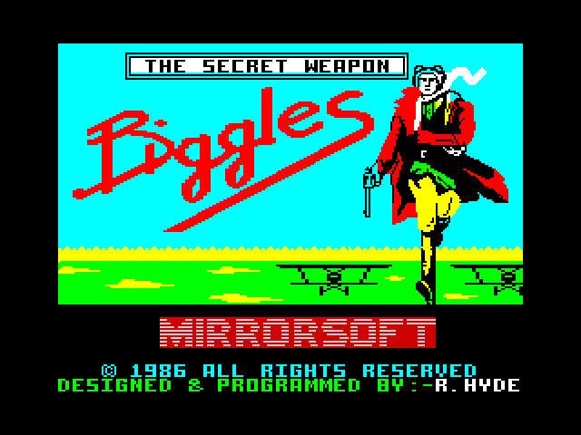 Biggles — ZX SPECTRUM GAME ИГРА