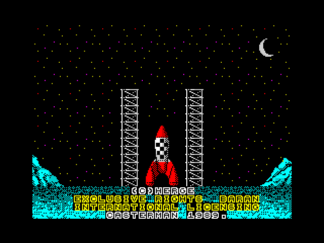 Tintin on the Moon — ZX SPECTRUM GAME