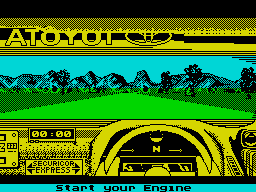 Toyota Celica GT Rally — ZX SPECTRUM GAME ИГРА