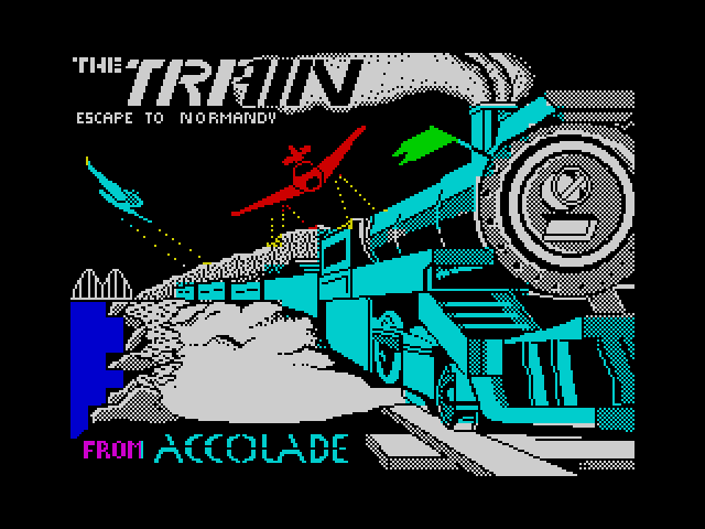 The Train: Escape to Normandy — ZX SPECTRUM GAME ИГРА