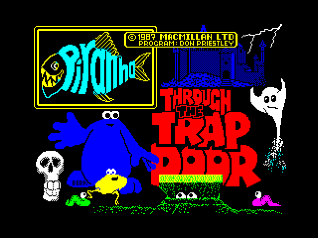 Through the Trap Door — ZX SPECTRUM GAME