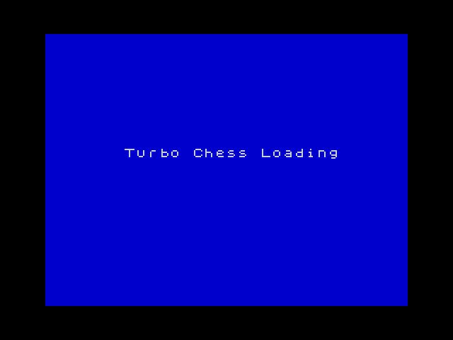 Turbo Chess — ZX SPECTRUM GAME ИГРА