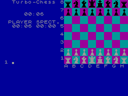 Turbo Chess — ZX SPECTRUM GAME ИГРА