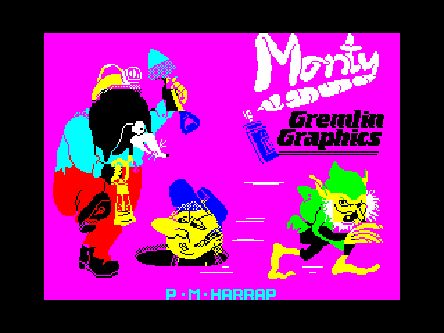 Wanted: Monty Mole — ZX SPECTRUM GAME ИГРА
