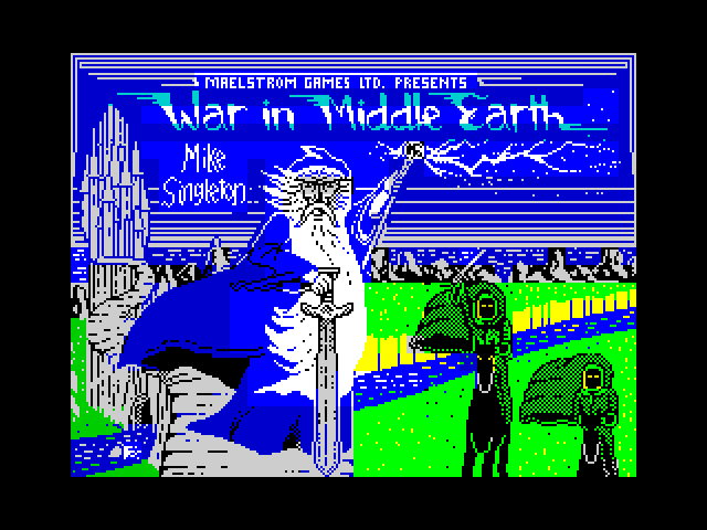War in Middle Earth — ZX SPECTRUM GAME ИГРА