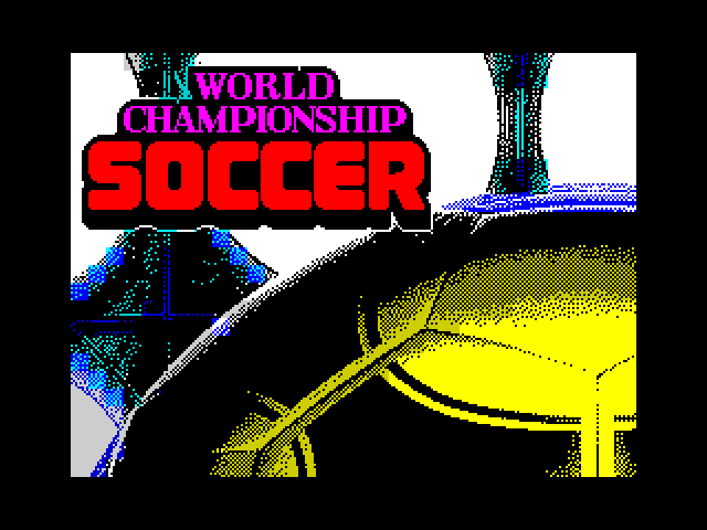 World Championship Soccer — ZX SPECTRUM GAME ИГРА