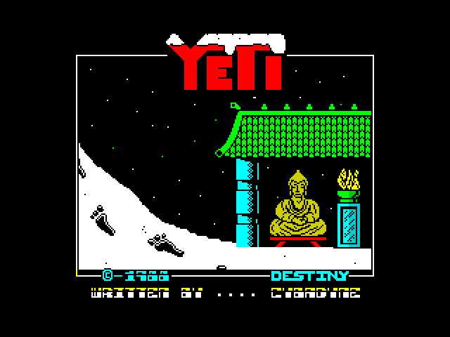 Yeti — ZX SPECTRUM GAME