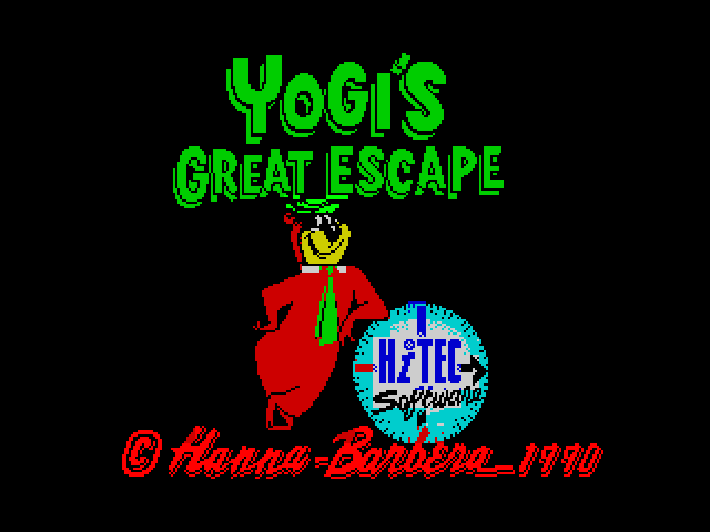 Yogi's Great Escape — ZX SPECTRUM GAME ИГРА