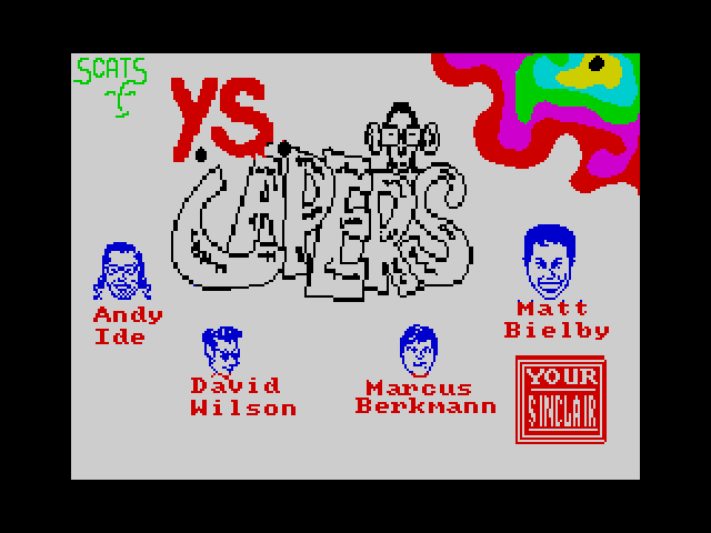 YS Capers — ZX SPECTRUM GAME ИГРА