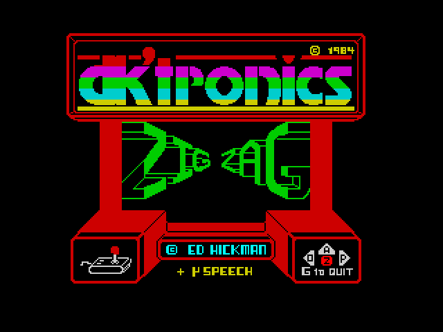 Zig Zag — ZX SPECTRUM GAME ИГРА