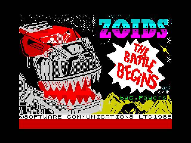 Zoids: The Battle Begins — ZX SPECTRUM GAME ИГРА