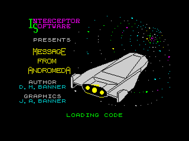 Message from Andromeda — ZX SPECTRUM GAME ИГРА
