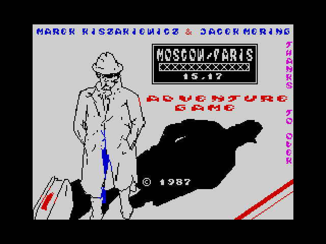 Moscow-Paris — ZX SPECTRUM GAME ИГРА