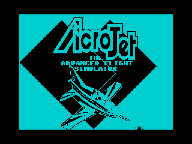 Acro Jet — ZX SPECTRUM GAME ИГРА