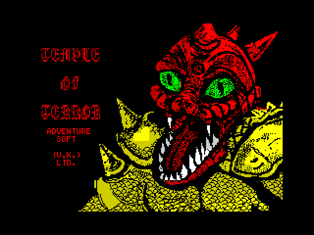 Temple of Terror — ZX SPECTRUM GAME ИГРА