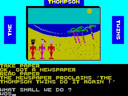 The Thompson Twins Adventure — ZX SPECTRUM GAME ИГРА