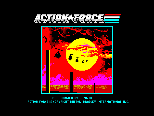 Action Force — ZX SPECTRUM GAME ИГРА
